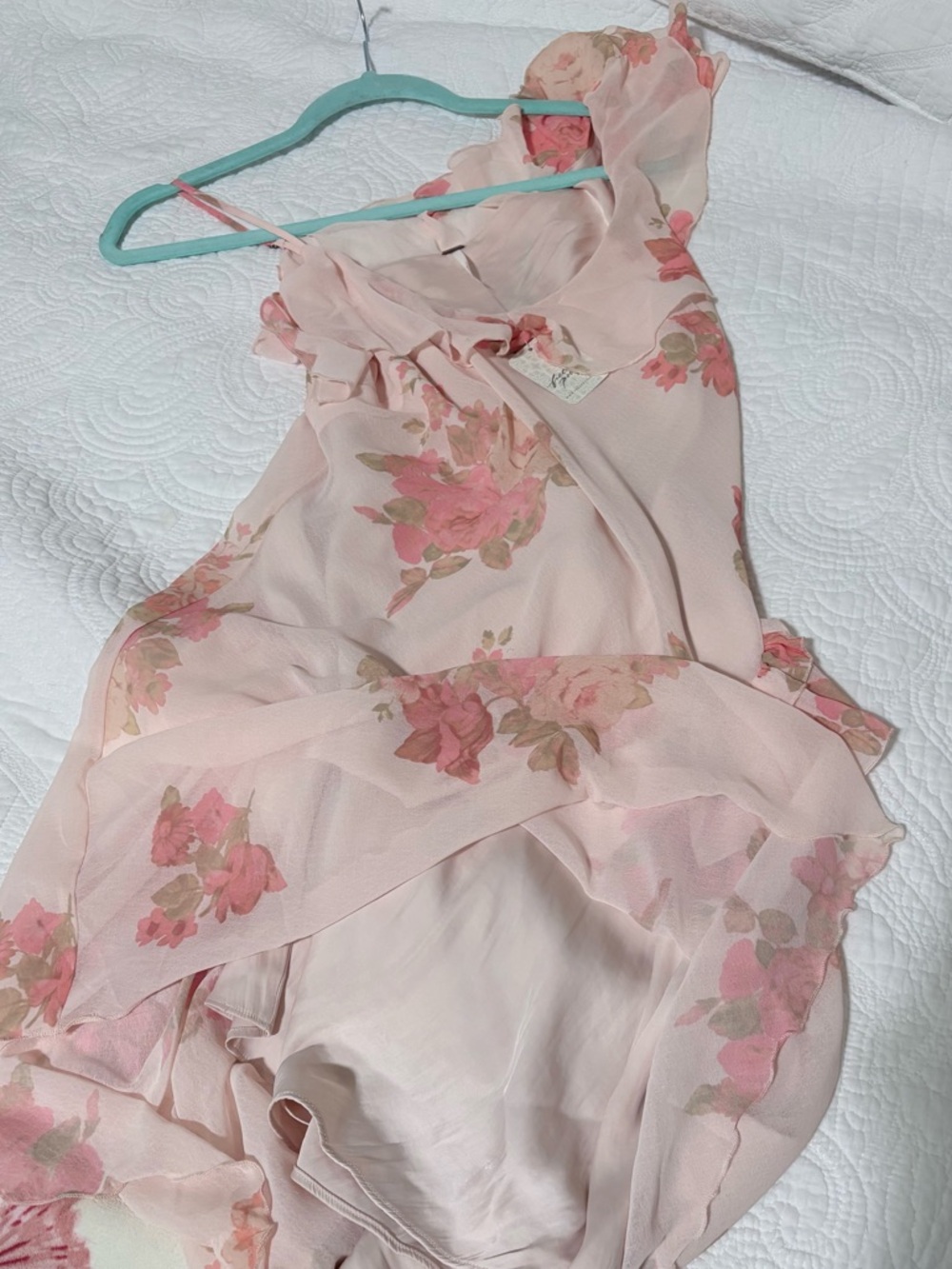 🌸NWT Free People Alma Midi Dress-Pink Rose Floral. - Picture 2 of 15